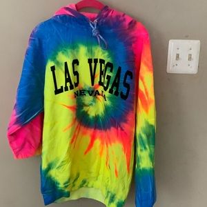 tie dye las vegas sweatshirt